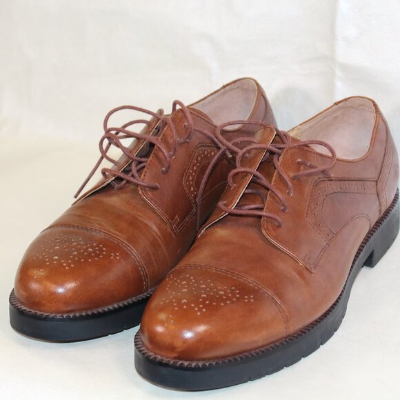 Timberland Men’s Brown Leather Brogue Oxford Shoes Size 10M main image 12